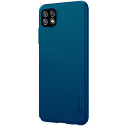 Husa Samsung Galaxy A22 5G Nillkin Super Frosted Shield, albastru