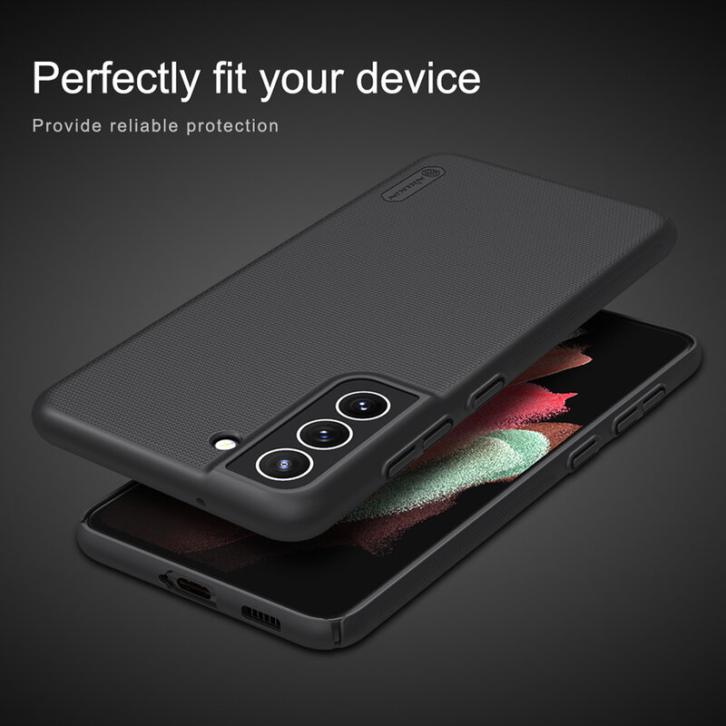 Husa Samsung Galaxy S21 FE 5G Nillkin Super Frosted Shield, negru