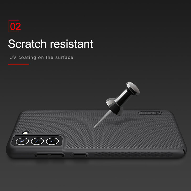 Husa Samsung Galaxy S21 FE 5G Nillkin Super Frosted Shield, negru