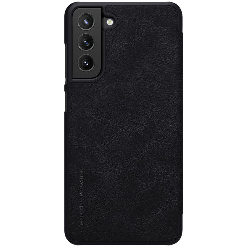 Husa Samsung Galaxy S21 FE 5G Nillkin QIN Leather, negru