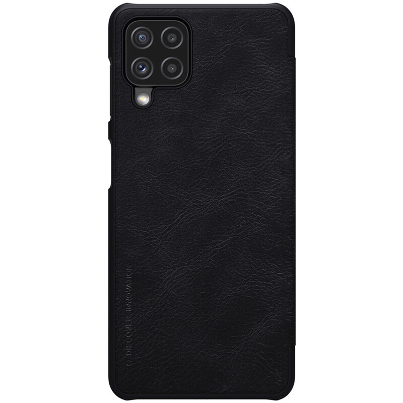 Husa Samsung Galaxy A22 4G Nillkin QIN Leather, negru