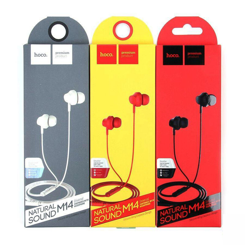 Casti In-Ear Cu Microfon Hoco M14 - Alb