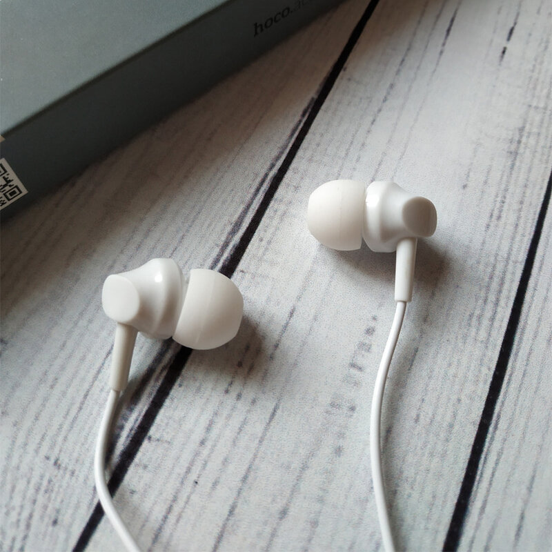 Casti In-Ear Cu Microfon Hoco M14 - Alb