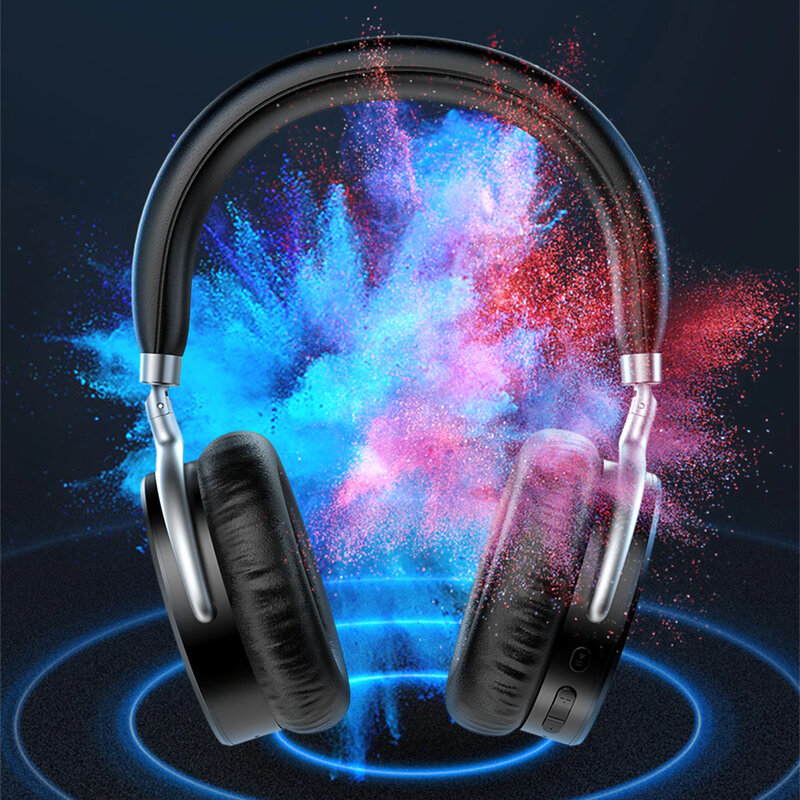 Casti On-Ear Bluetooth Cu Microfon Hoco S3 Intelligent Noise Reduction - Negru