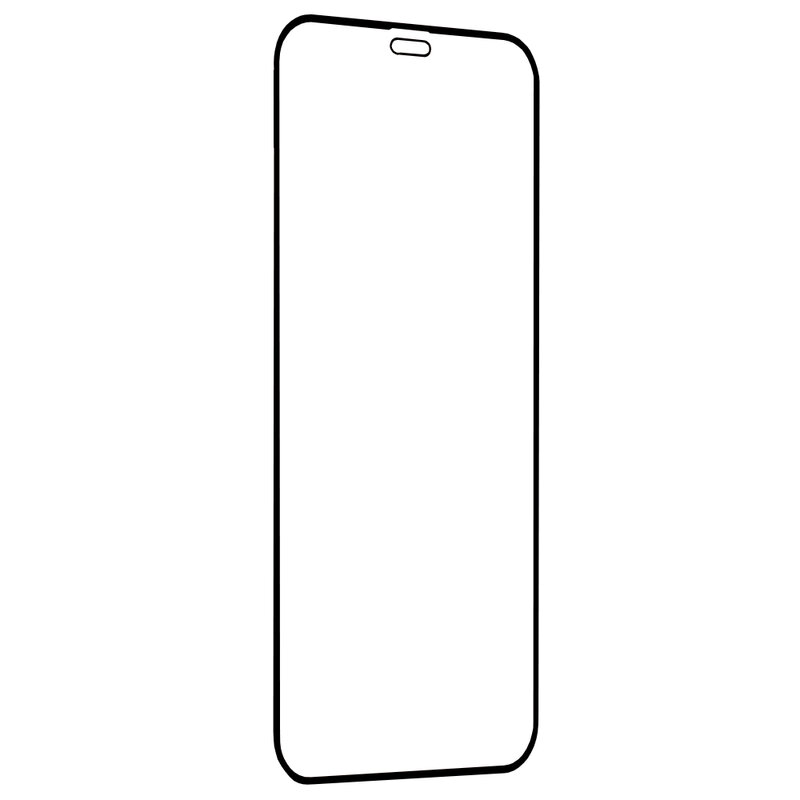 Folie sticla iPhone 12 mini Techsuit 111D Full Glue Full Cover, negru