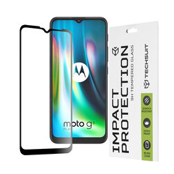 Folie sticla Motorola Moto G9 Play Techsuit 111D Full Glue Full Cover, negru