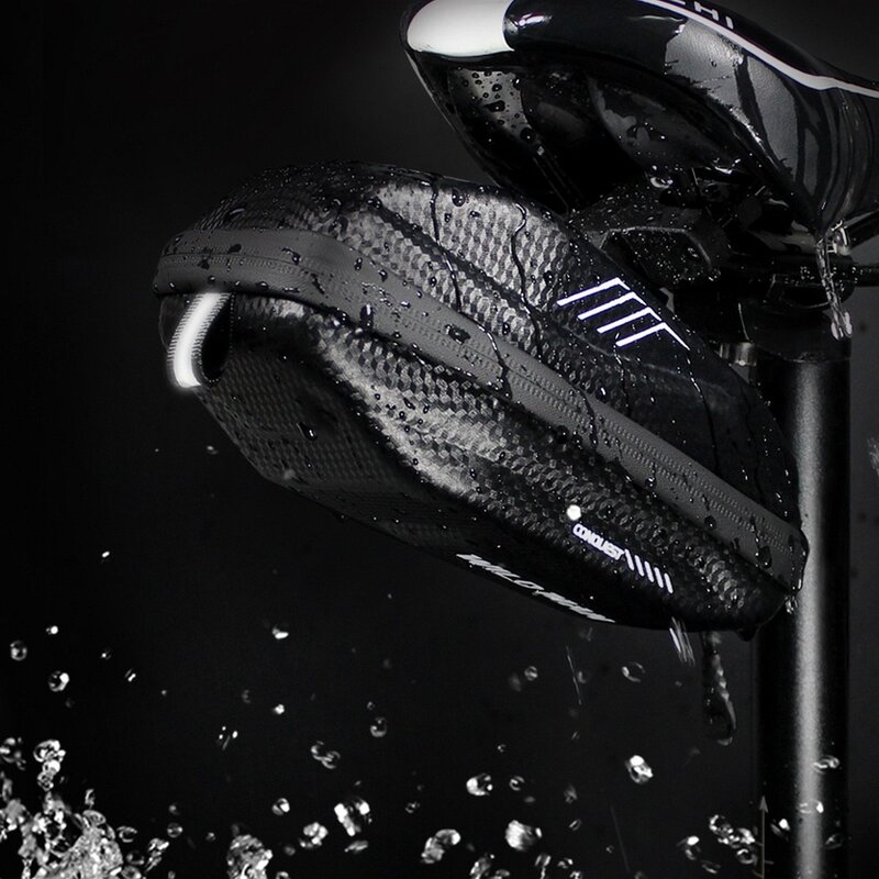 Geanta sa bicicleta impermeabila, detasabila WildMan E7S, 0.8l, negru