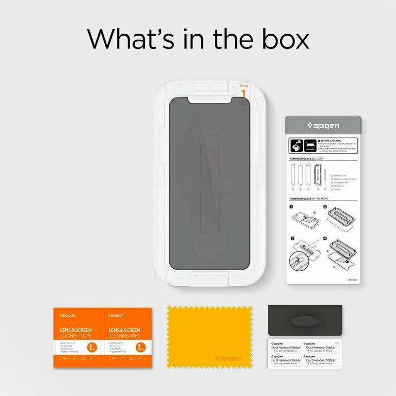 Folie Sticla iPhone 11 Pro Max Spigen Glas.t R Align Master Privacy - Black