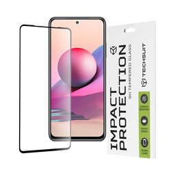 Folie sticla Xiaomi Redmi Note 10S Techsuit 111D Full Glue Full Cover, negru