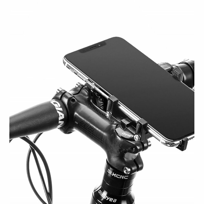 Suport telefon ghidon bicicleta universal Tech-Protect Alupro, negru 