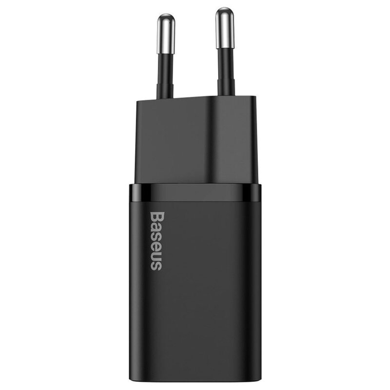 Incarcator USB-C Quick Charge PD30W Baseus, negru, CCSUP-J01