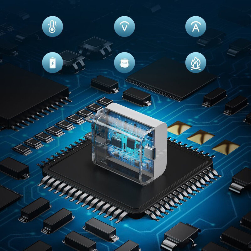 Incarcator priza Choetech, Type-C PD20W, 3A, alb, PD5005