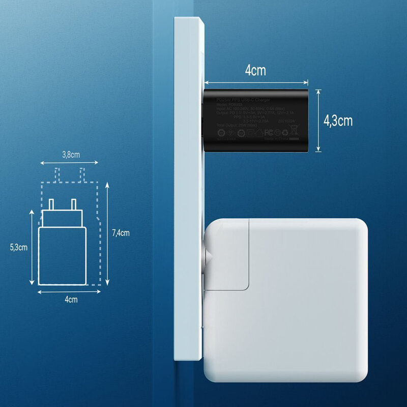Incarcator priza USB-C PPS PD25W Fast Charge Choetech, PD6003