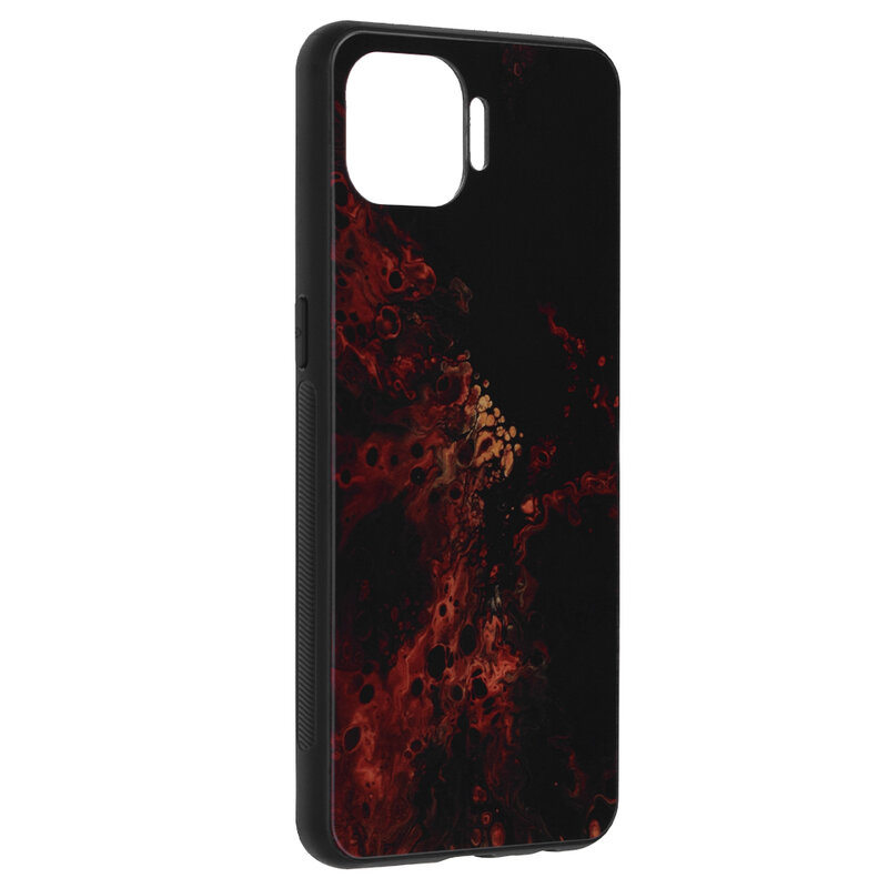 Husa Oppo Reno4 Lite Techsuit Glaze, Red Nebula