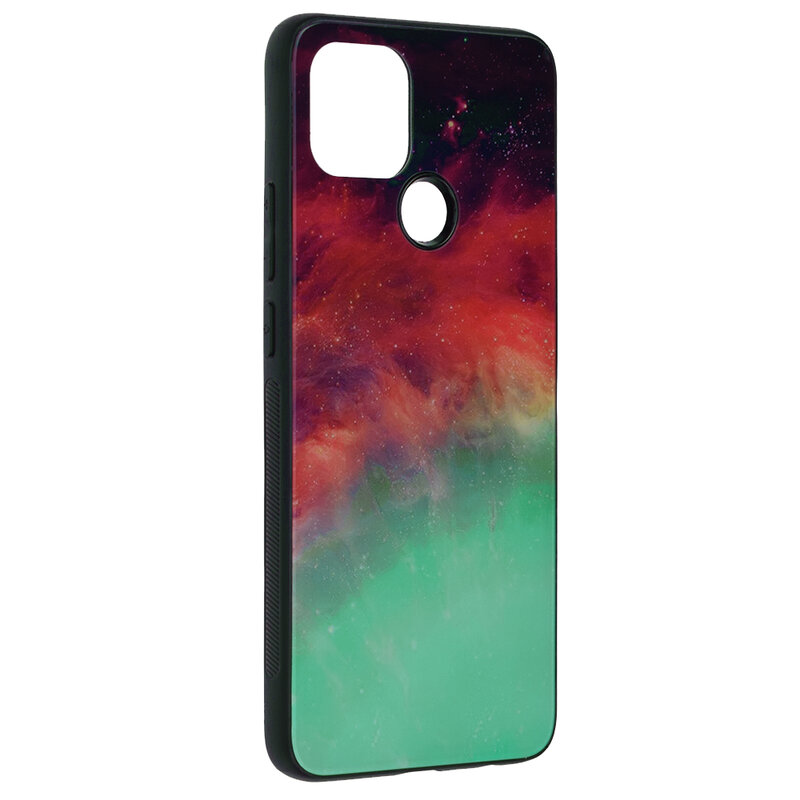 Husa Oppo A15 Techsuit Glaze, Fiery Ocean