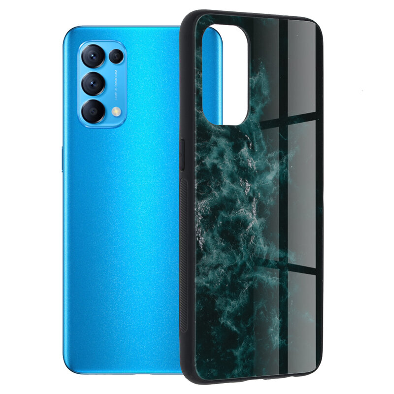 Husa Oppo Reno5 5G Techsuit Glaze, Blue Nebula