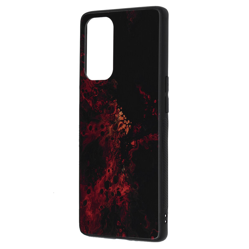 Husa Oppo Reno5 Pro 5G Techsuit Glaze, Red Nebula