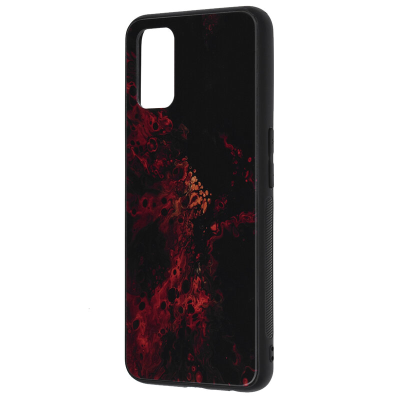 Husa Oppo A52 Techsuit Glaze, Red Nebula