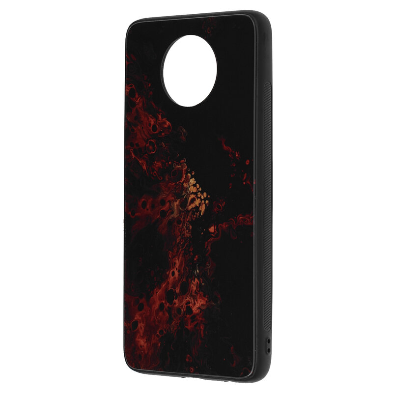 Husa Xiaomi Redmi Note 9T 5G Techsuit Glaze, Red Nebula