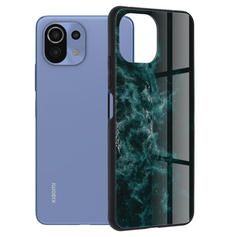 Husa Xiaomi Mi 11 Lite Techsuit Glaze, Blue Nebula