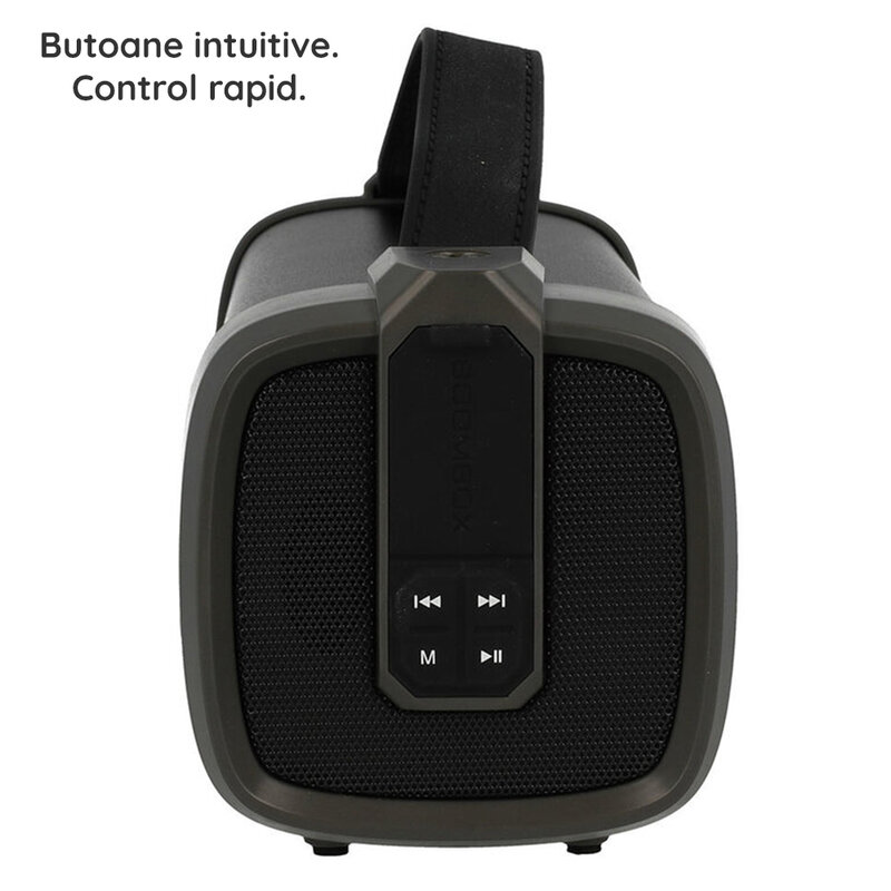 Boxa portabila Bluetooth TWS X-mi F52, USB, Jack 3.5mm, negru