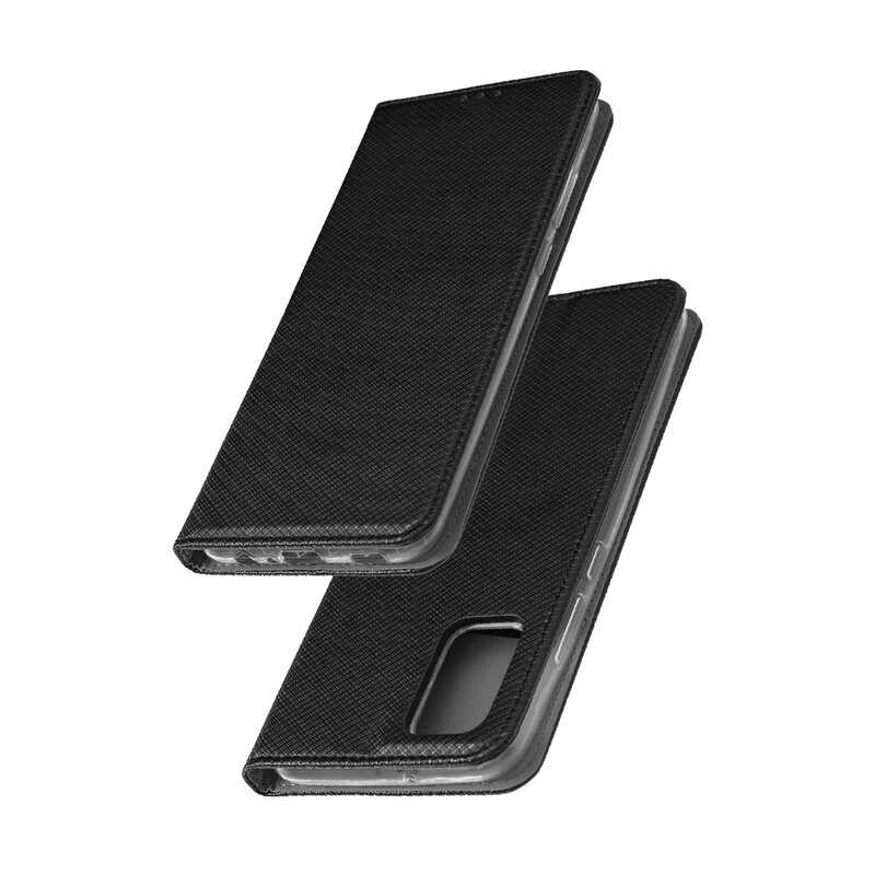 Husa Smart Book Samsung Galaxy A02s Flip - Negru