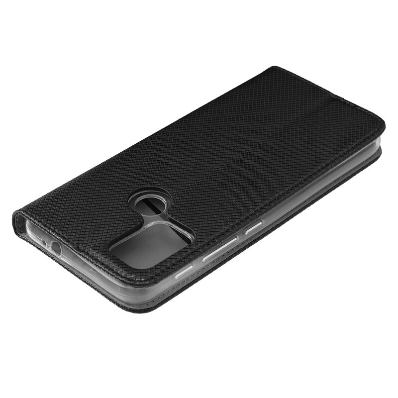 Husa Smart Book Motorola Moto G30 Flip - Negru