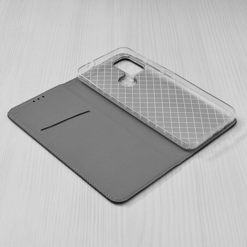 Husa Smart Book Motorola Moto G30 Flip - Negru