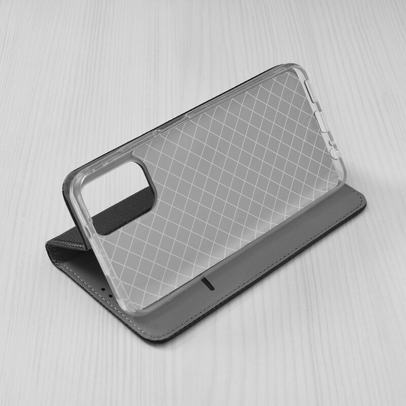 Husa Smart Book Xiaomi Redmi Note 10S Flip - Negru