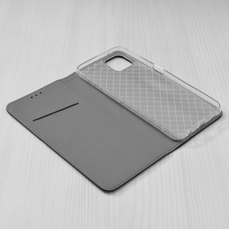 Husa Smart Book Oppo Reno4 Z 5G Flip - Negru