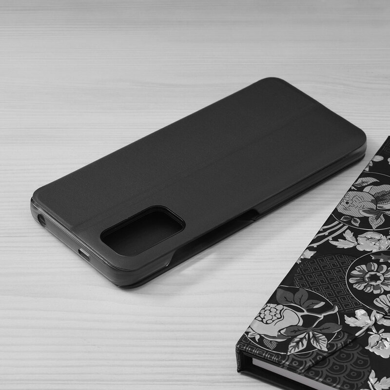Husa Xiaomi Redmi Note 10 5G Eco Leather View flip tip carte - negru