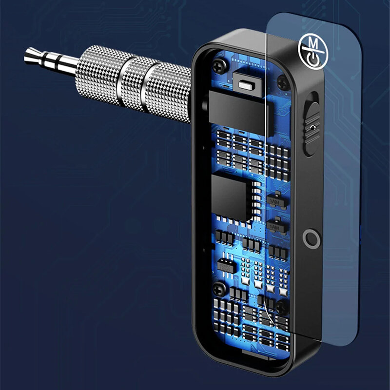 Adaptor audio auto Bluetooth Yesido YAU25, Jack 3.5mm, negru