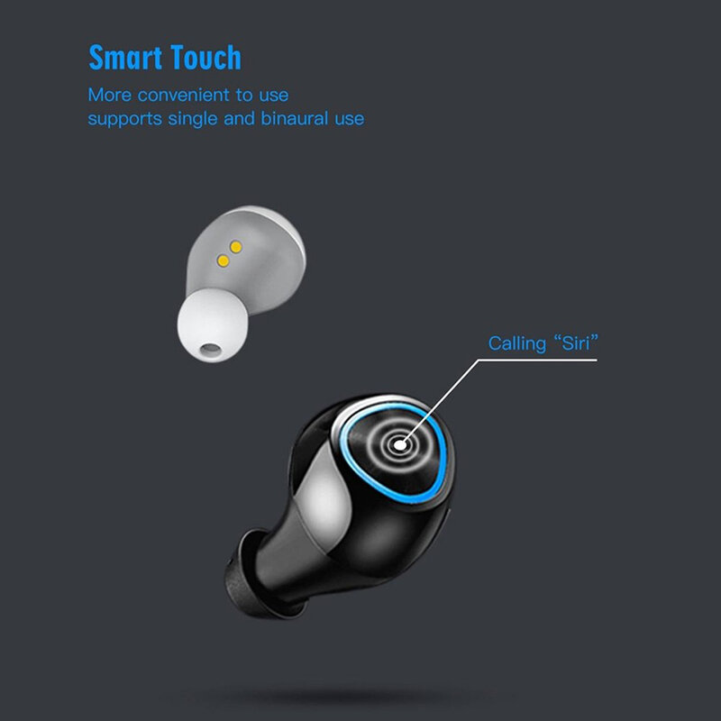 Casti wireless in-ear Remax, Bluetooth earbuds, negru, TWS-16