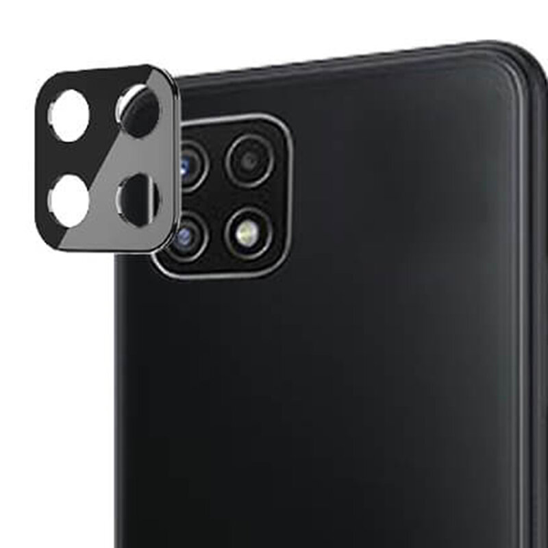 Folie camera Samsung Galaxy A22 5G Mocolo Back Lens 9H, negru