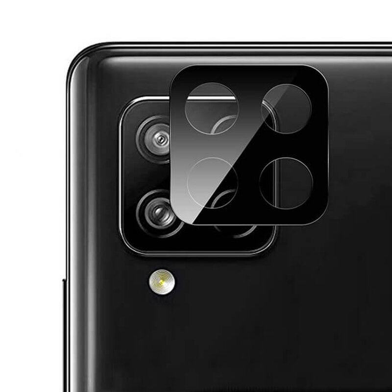 Folie camera Samsung Galaxy A12 Mocolo Back Lens 9H, negru
