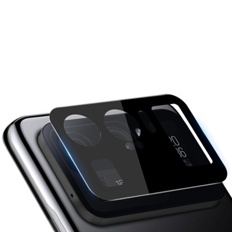 Folie camera Xiaomi Mi 11 Ultra Mocolo Back Lens 9H, negru