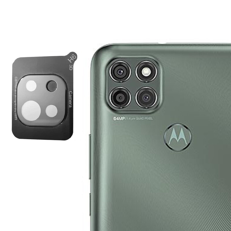 Folie camera Motorola Moto G9 Power Mocolo Back Lens 9H, negru