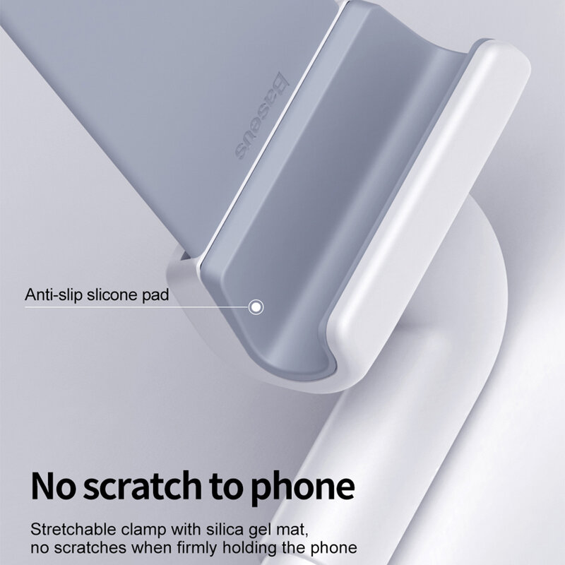 Suport telefon de pus la gat pentru adulti Baseus, alb, SUJG-ALR02