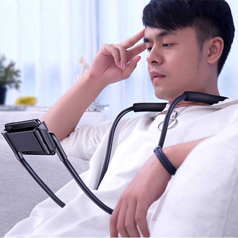 Suport telefon de pus la gat pentru adulti Baseus, negru, SUJG-ALR01