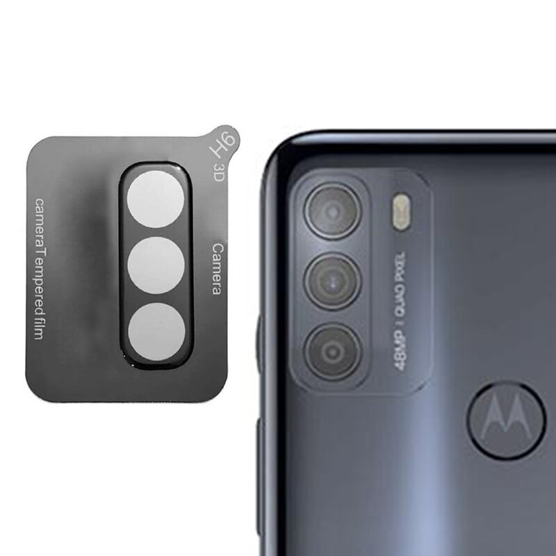 Folie camera Motorola Moto G50 Mocolo Back Lens 9H, negru