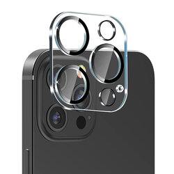 Folie camera iPhone 13 Pro Max Mocolo Back Lens 9H, negru
