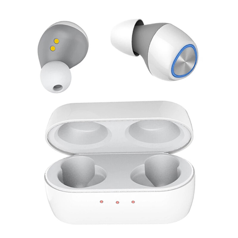 Casti wireless in-ear Remax, Bluetooth earbuds, alb, TWS-16