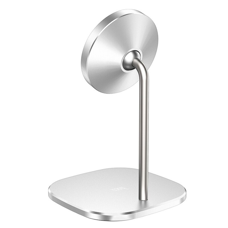 Incarcator wireless iPhone 12 Hoco CW32 tip suport birou, 15W, alb