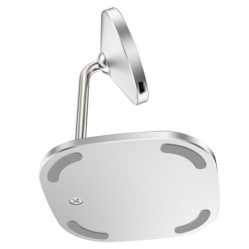 Incarcator wireless iPhone 12 Hoco CW32 tip suport birou, 15W, alb