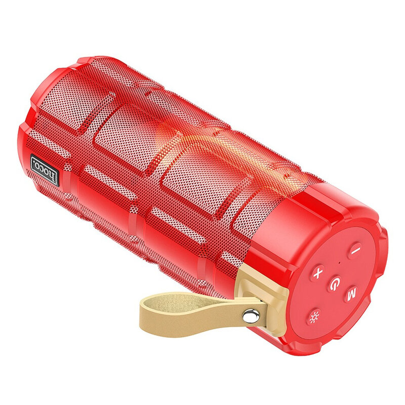 Boxa portabila Bluetooth Hoco HC7, Micro-SD, USB, FM, rosu