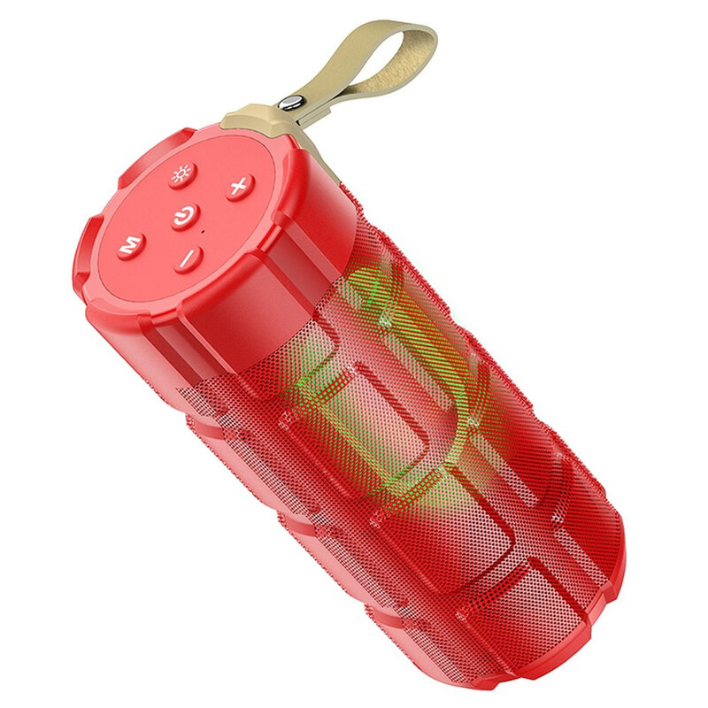 Boxa portabila Bluetooth Hoco HC7, Micro-SD, USB, FM, rosu