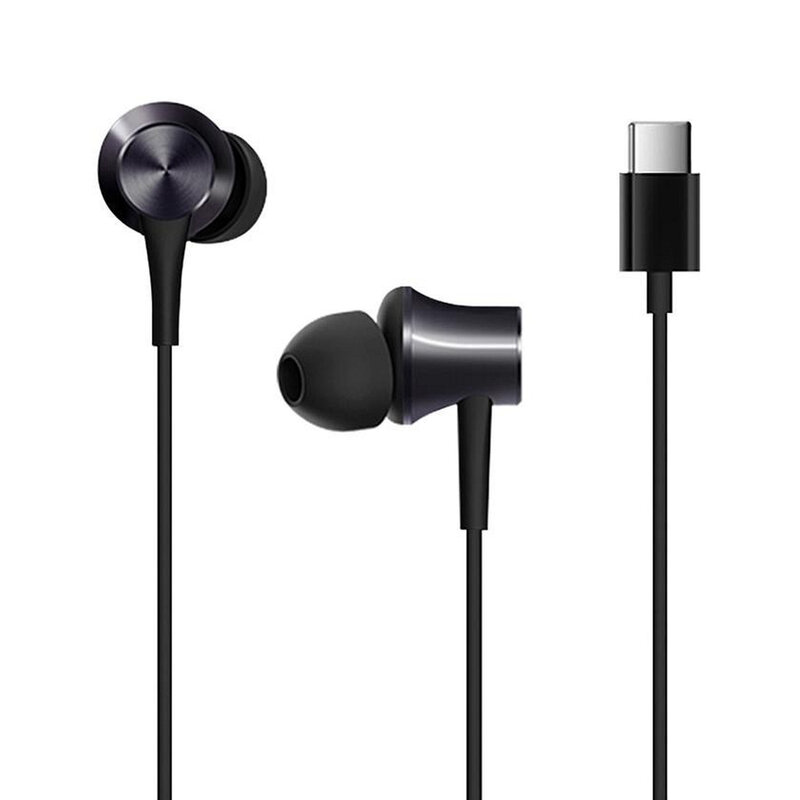 Casti in-ear Xiaomi Piston, Type-C, stereo, microfon, negru