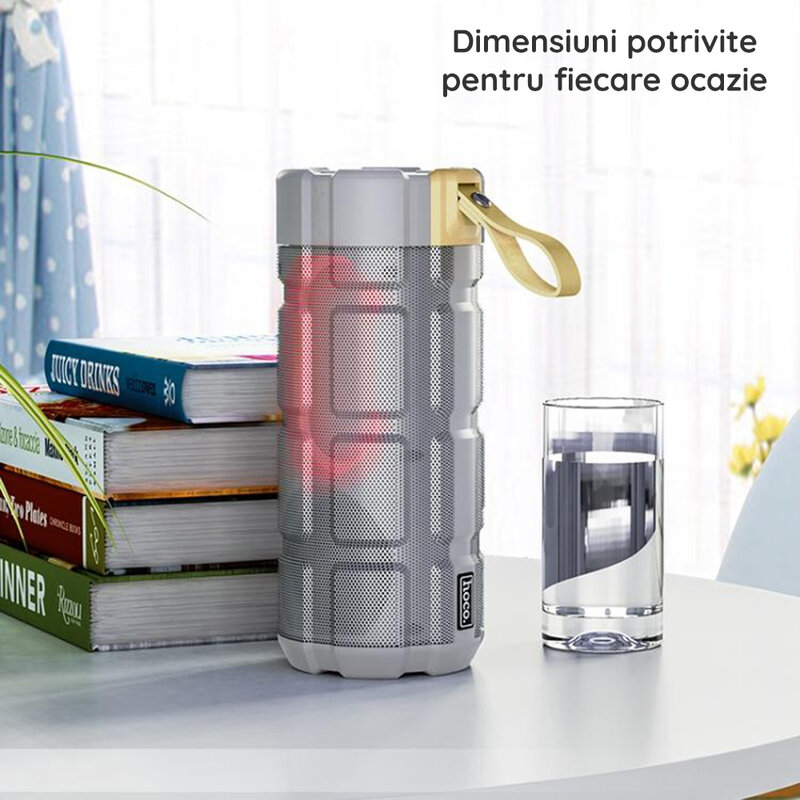 Boxa portabila Bluetooth Hoco HC7, Micro-SD, USB, FM, albastru