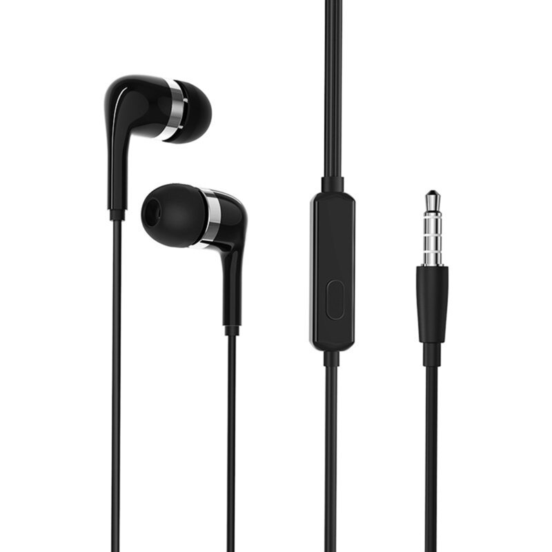 Casti in-ear Borofone BM39, Hi-Fi audio, Jack 3.5mm, 1.2m, negru