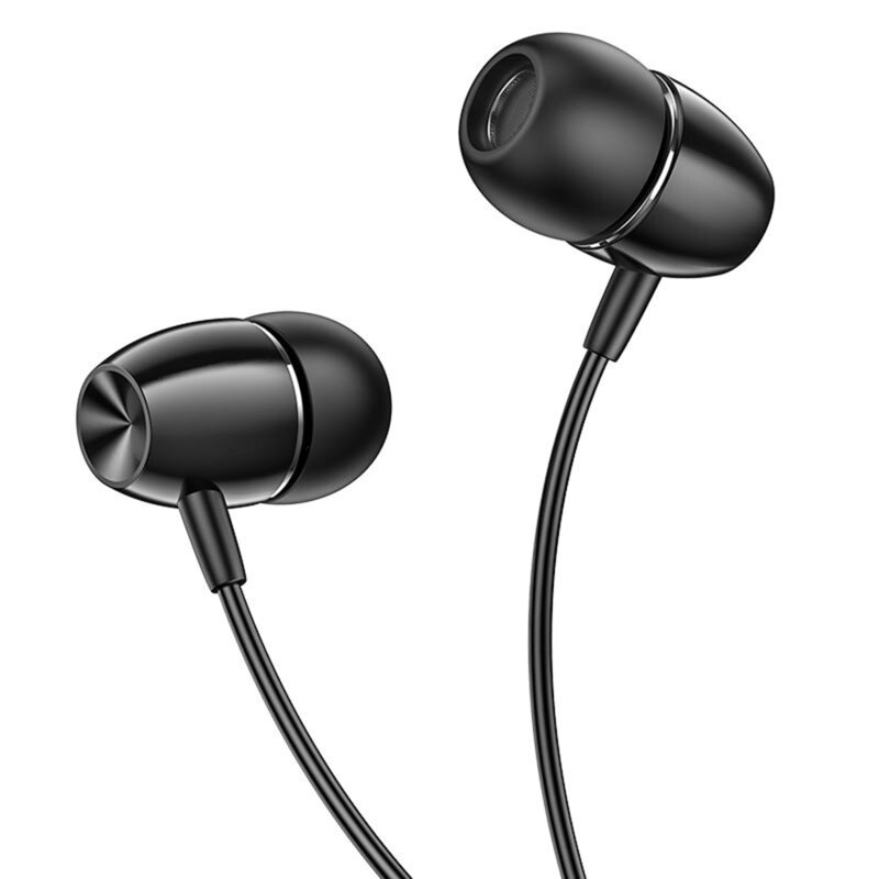 Casti in-ear Borofone BM57, Jack 3.5mm, microfon, 1.2m, negru